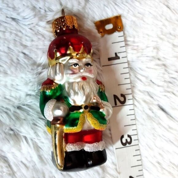 Vintage Ornament German Glass 3.5" St. Nicklaus - Picture 3 of 9